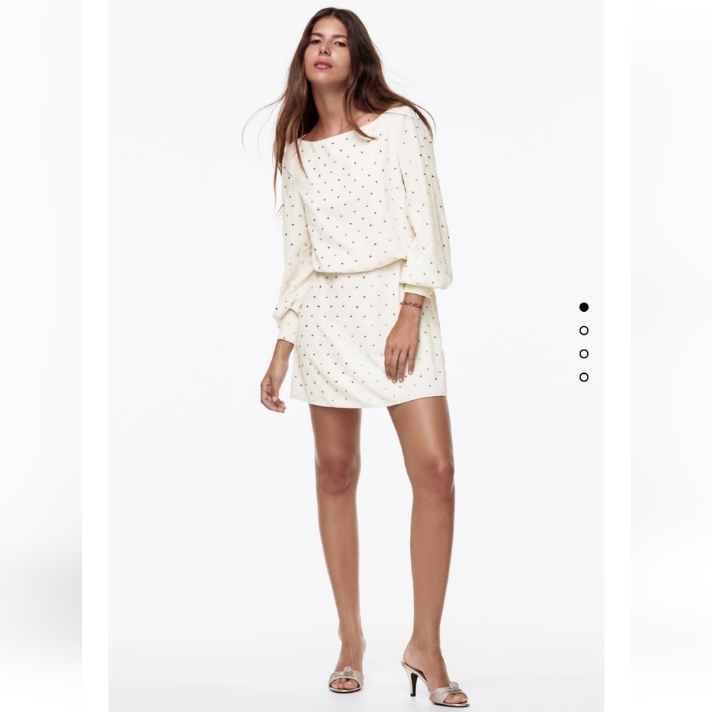 NWT Zara rhinestone dress limited edition  ✨️